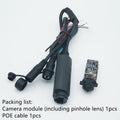 4MP Mini IP Bullet Camera Module Pcb Security CCTV P2P RTSP Used for Underwater Industrial Pipeline Inspection 1440P 1080P 30fps
