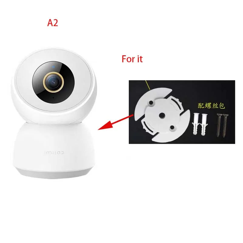 For Imilab Xiaobai Intelligent Camera A1 A2 Dedicated Base ABS Material Camera Bracket Buckle CCTV Accessories