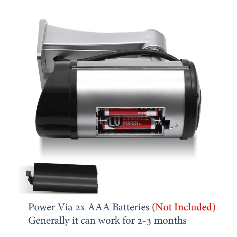 Creative Fake Bullet Camera Plastic Dummy CCTV Camera With Red Flashing Led Power Via AA Battery Surveillance Security System